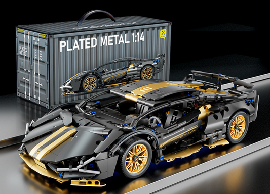 Exotic Supercar - Black and Gold