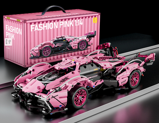 V12 supercar - Pink